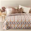 Caleffi Copriletto Trapuntato In Microfibra Still Singolo Ambra
