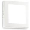 Ideal Lux Universal AP1 12W Square Bianco -138633- Applique, Ideal Lux