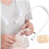 Generic Lampada da collo a LED - Luce per lavorare a maglia a mani libere, torcia all'uncinetto ricaricabile | Struttura leggera e indossabile per l'ausilio alla lettura, dispositivo di illuminazione morbida