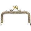 ZiYouao Chiusura Per Borsa Clic Clac 6 Sizes Metal Bag Kiss Clasp Lock Purse Frame Kiss Clasp DIY Craft Vintage Bag Hardware Purse Clasp Frame Handle Bag Accessories Chiusura Clic Clac Per Borse(10.5cm-)