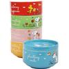 Peanuts Snoopy - Set di 6 ciotole impilabili in gres porcellanato decorato da 14 cm, con piatto