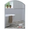 Neue Design Mood® Specchio Bagno ad Arco, Senza Cornice, Specchiera da Parte per Ingresso, Corridoio, (50cm x 40cm)