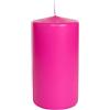Cereria Di Giorgio - 12 Candele Cero - Ø 5 cm h. 10 cm - Fucsia