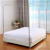 Generic Telaio del Letto a baldacchino in Acciaio Inossidabile, zanzariera con Staffa per Letto Telaio a baldacchino per Letto Matrimoniale/Completo/Queen/California King/King Size Letto,32 Mm,150X200CM