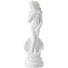 QWEPU Statua di Afrodite, nascita di Venere, la dea della giovinezza Statua grega da giardino, scultura in resina sintetica, dea greco-romana, figura artistica, classica bianca, complemento d'arredo-