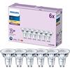 Philips LED, Faretto LED, Luce Bianca Calda, 35W, GU10, 6 pezzi