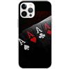 Mixroom - Cover Custodia Back case In TPU Silicone Morbido Per iPhone 15 PRO Max Fantasia Poker M778