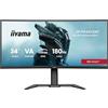 iiyama G-Master Red Eagle GCB3484WQSU-B1 34 UWQHD Curvo VA LED 21:9 180 Hz Gaming Monitor