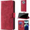 CaseGla Cover per Xiaomi Redmi Note 14 Pro 5G/4G, Rosso