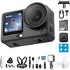 DJI Osmo Action 6 Combo Standard, action cam con sensore quadrato 1/1,1″, apertura variabile, resistente al freddo (Pacchetto accessori multipli)