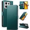 Yunubeyii Cover Libro per Xiaomi Redmi Note 13 5G,Verde | Blocco RFID,Luxury PU Pelle,Portafoglio,Card Holder,Magnetic Phone Custodia,Kickstand,Protettiva,Antiurto
