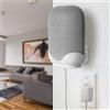 Tyeyober Staffa per montaggio a parete per Google Nest Audio,per Google Nest Audio altoparlante supporto,staffa per montaggio a parete per Google Nest Audio,supporto salvaspazio con gestione dei cavi integrata