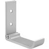 GEEKRIA Foldable Wall Mount Headphones Holder, Headset Wall Hanger, Aluminum Wall Mount Hook, Hold Up to 1KG with 3M Adhesive Tape, 20KG with Screws, Stand Come with Headband Protective Pad