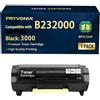 PRYVONIA B232000 - Toner nero per Lexmark B2338dw B2442dw B2546dw B2546dn B2650dw B2650dn MB2338adw MB2442adwe MB2546adwe MB2546ade MB2650adwe MB2650ade Per B2322 (1 confezione BK)