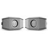 Teufel ROCKSTER GO 2 Stereo Set Speaker Bluetooth - Altoparlante portatile per esterni, con batteria a lunga durata (28 ore), impermeabile IP67, scheda audio USB, outdoor - grigio