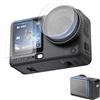 JJC Pellicola protettiva per DJI Osmo Action 6 (6 pezzi) | Osmo Action 6 Clear 0,3 cm 9H Durezza Vetro Temperato, Action6 Display Screen & Lens Pellicola Protettiva Antigraffio