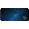 YENDOSTEEN XXL Desk Mat Big Laptop Protector Accessori per computer Tappetino per il mouse, Stelle Via Lattea Starry Sky antiscivolo Base di gomma Mousepad