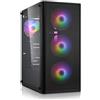 Memory PC PC Gaming Ryzen 5 8400F 6x 4.7 GHz, 16 GB di RAM DDR5, SSD M.2 da 1TB, AMD RX 9060 XT 16GB, Windows 11 Pro - PC gamer per WQHD