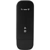 BONKZEBU Router Portatile USB 4G LTE Supporto 10 Dispositivi Crittografia WPA WPA2 Hotspot Portatile USB con Slot per Scheda SIM Hotspot Mobile Tascabile (Nero)