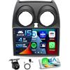 Inefala 4+128G 9'' Android 15 Autoradio per Nissan Qashqai J10 2006-2016