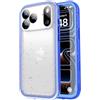 SPORTLINK Cover per iPhone 18 Pro & 17 Pro Impermeabile 360 Antiurto, Blu | Militare Protettiva Rugged Resistente Custodia Antipolvere Subacquea IP68 Waterproof, Fotocamera/Schermo Doppia Protezione