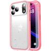 SPORTLINK Cover per iPhone 18 Pro & 17 Pro Impermeabile 360 Antiurto, Rosa | Militare Protettiva Rugged Resistente Custodia Antipolvere Subacquea IP68 Waterproof, Fotocamera/Schermo Doppia Protezione