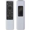Bebykilemi Custodia antiurto in silicone per telecomando TV Samsung BN59-01480A, custodia protettiva fosforescente con pulsante per l'accesso e custodia in silicone morbido per una vestibilità sicura (bianco)