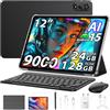Blackview Mega 2 12 Pollici Tablet con Tastiera e Mouse, 24GB+128GB/2TB Android 15, 2 Altoparlanti,Widevine L1, 2.4K FHD+, 9000mAh, 5G WiFi 4G LTE Tablet PC Mode,OTG,Protettiva+Penna intelligente