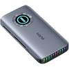 llano Lettore di schede CFexpress Tipo A/B, 4-in-1 con RGB, USB 3.2 Gen 2 (10 Gbit/s), compatibile con Windows, macOS, Linux, iOS, iPadOS e Android, Grigio