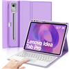 IVEOPPE Cover Tastiera Lenovo Idea Tab Pro 12.7 Pollici 2025 con Touchpad, Custodia Tastiera Trackpad Italiano Bluetooth Staccabile per Lenovo Xiaoxin Pad Pro 12,7 2025, Viola chiaro