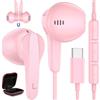 ASKUBSKU Cuffie USB C per Samsung A37 A57 5G A35 Galaxy A36 A56 A26 S24 FE POCO X8