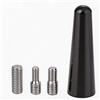 Panlouting Universale Antenna Auto Corta 5cm per Radio AM FM DAB+ Ricezione Potenziata Segnale Migliore con 3 Adattatori Filettati M4 M5 M6
