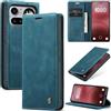 Phernykas Custodia a Libro Portafoglio per Nothing Phone (4a) Pro, Cover Flip in Ecopelle con Porta Carte, Chiusura Magnetica e Protezione Anticaduta, Custodia Telefono Libretto, Blu-verde