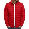 Oanviso Giacca Uomo Invernale Giubotto Trapuntata Calda e Leggera Giacche di Mezza Stagione Antivento Imbottito Piumino Casual A Rosso L