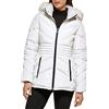 GUESS Piumino da donna di peso medio, Latte Puffer Breve, Medium