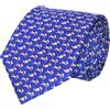 WITZROYS Cravatte eleganti da uomo in 100% seta con stampa di cani + confezione regalo, ideali per matrimoni, feste, appuntamenti, regali, Blu, Regular Length - 59