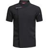 Generico Giacca da Chef Manica Corta Traspirante con Rete - Casacca da Cuoco per Uomo Donna, Uniforme da Cucina per Ristorante Pasticceria Catering, Divisia Unisex Lavoro(Black,4XL)
