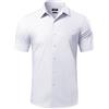 Casey Kevin Camicia Uomo Maniche Corte in Fibra di Bamboo - Camicia a Righe