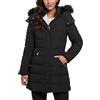 GUESS Calgary Long Hood Puffer Jacket Giacca Donna