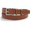 Navigare Cintura Uomo in Cuoio Vegetale Toscano Made in Italy, Elegante con Fibbia Satinata ad Ardiglione e Finiture di Pregio