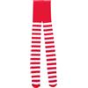 OATIPHO Leggings Donna Rosso Bianco Righe Collant Elasticizzati Vita Media Stampa Festiva per Per Feste Yoga E Uso Quotidiano Moda Confortevole