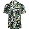 Xact - Camicia Hawaiana da Uomo - in Cotone, a Maniche Corte, con Colletto Cubano, Tropicale caraibica, Camicia Estiva per Le Vacanze al Mare, M