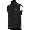 FDX Gilet Ciclismo Uomo Antivento Leggero Traspirante Senza Maniche Giacca Bici Riflettente con Zip Completa Ideale per MTB Running Hiking (Black-M)