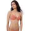 Lovable Parte Alta del Costume | Reggiseno Bikini Push-Up con Ferretto in Microfibra Lurex | Coppe Imbottite e Modellanti| Moda Mare Printed Lurex Donna, Zigzag Multicolore 32B - 2B