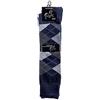 krautwear® 2 paia di calze al ginocchio da donna, uomo, ragazza, bambino, calze da equitazione, suola spessa con regolazione della temperatura, motivo a quadri in cotone