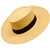 Gamboa Originale Cappello Panama Tesa Larga Cappelli di Paglia Uomo e Donna Protezione Solare UPF 50+