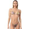 Okeo Bikini Donna, Costume Due Pezzi Donna, Imbottitura Estraibile, Laccetti Regolabili, 100% Foderato, Fantasie Estive (IT, Testo, M, Regular, Regular, Lipari)
