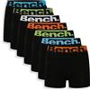 Bench,Boxer da uomo Everyday Essentials in cotone traspirante multipack boxer in jersey, vestibilità classica 7, 9 e 10 pezzi casual, set regalo biancheria intima,Confezione da 7 pezzi, colore: Nero
