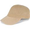 styleBREAKER Cappello Baseball in Carta di Paglia Monocromatico, Leggero e Traspirante con Fibbia in Metallo Regolabile, Cappellino Unisex con Fascia Antiscivolo per Uomo e Donna