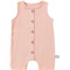 COOKY.D Tuta Senza Maniche Bambino Unisex per Neonati in Cotone Body Pigiama Estate Abbigliamento Neonati，12-18 Mesi Rosa
